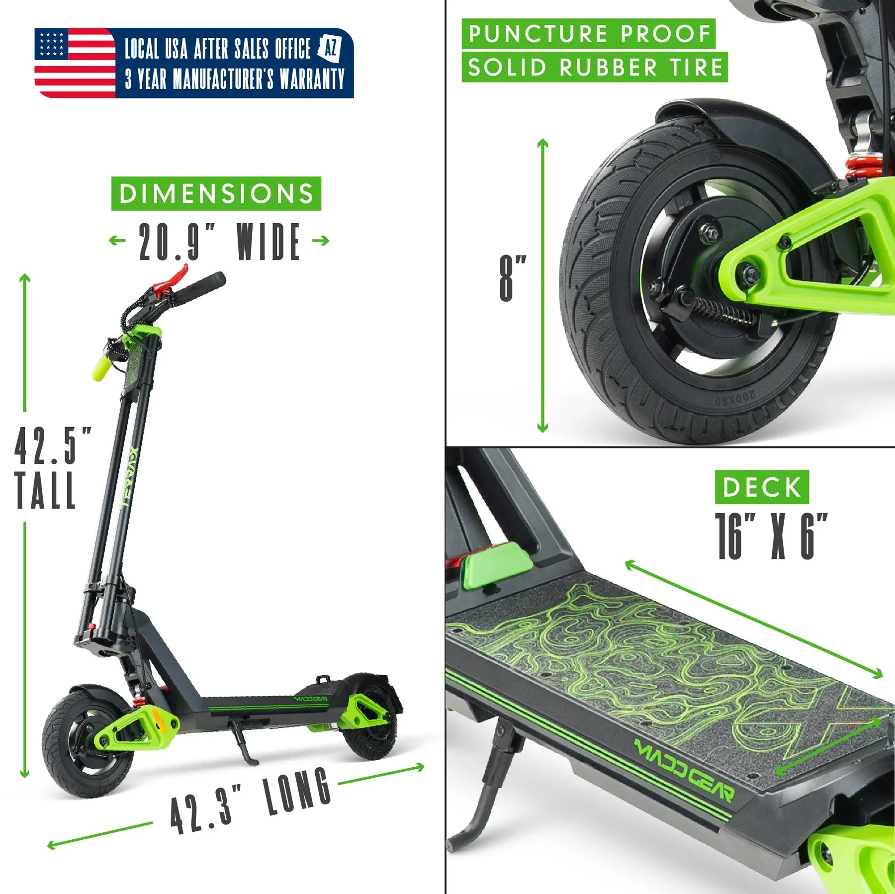 Terra-X Madd Gear Black Green