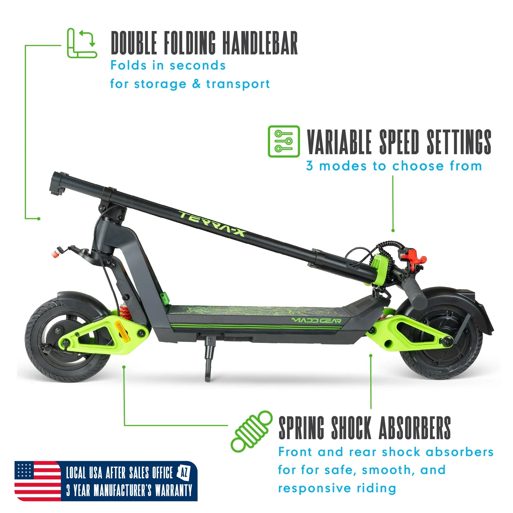Terra-X Madd Gear Black Green