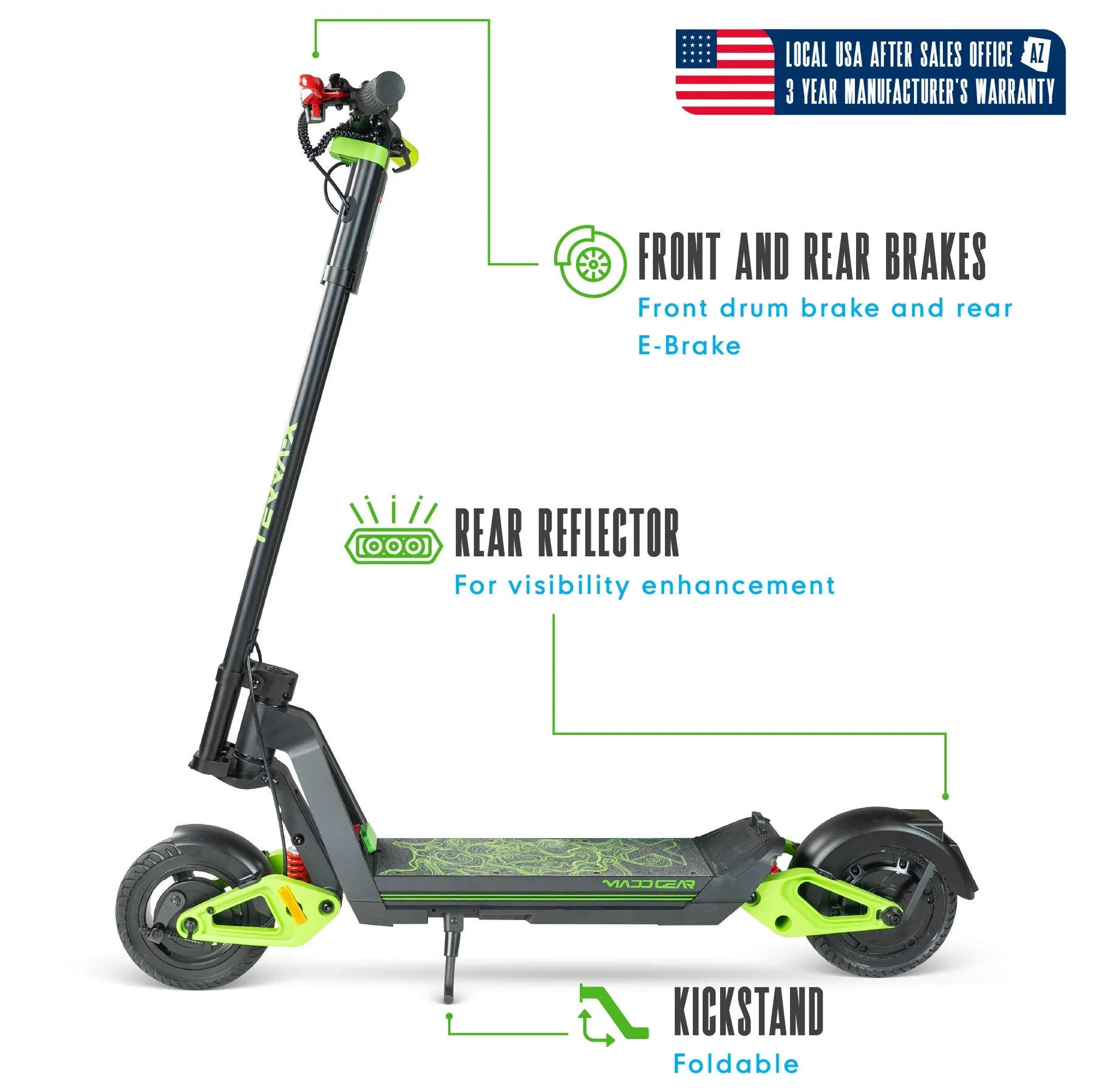 Terra-X Madd Gear Black Green
