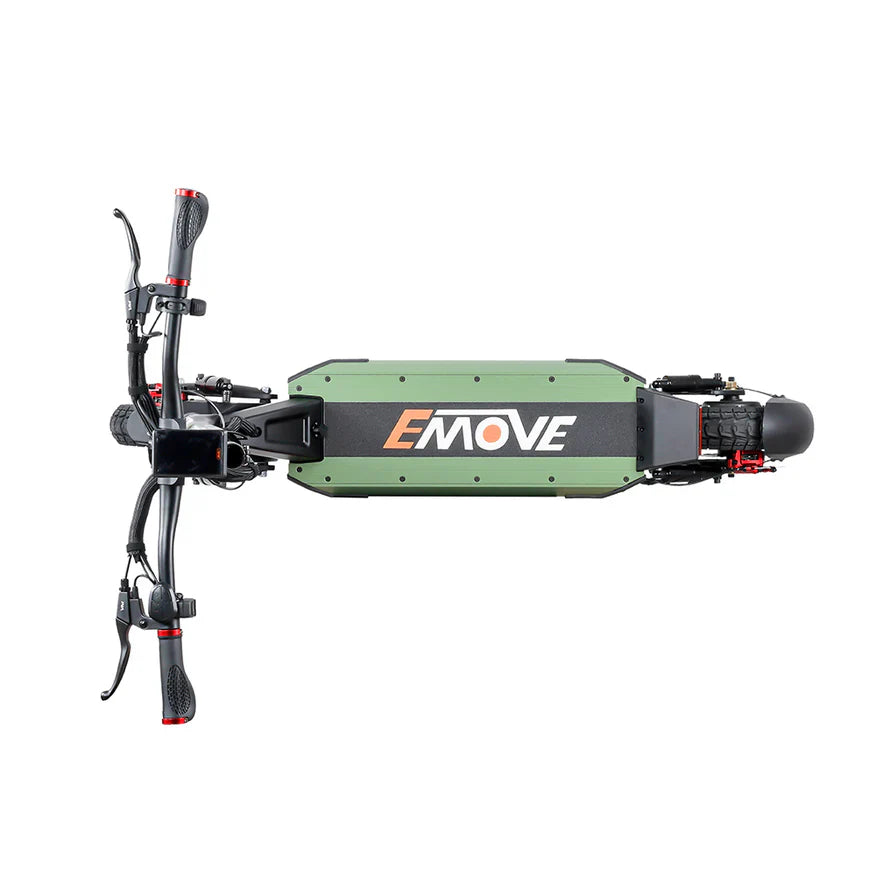 EMOVE Cruiser V2 52V Quad Suspension 62 miles - Long Distance Electric Scooter