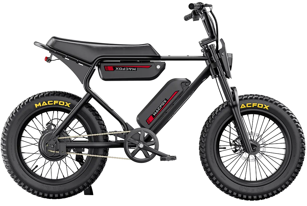 Macfox X1S Commuter Ebike 38 to 76 miles 25mph