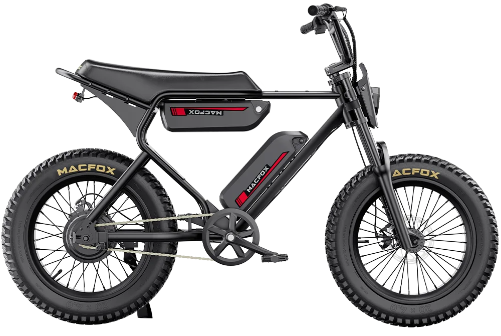 Macfox X1S Commuter Ebike 38 to 76 miles 25mph
